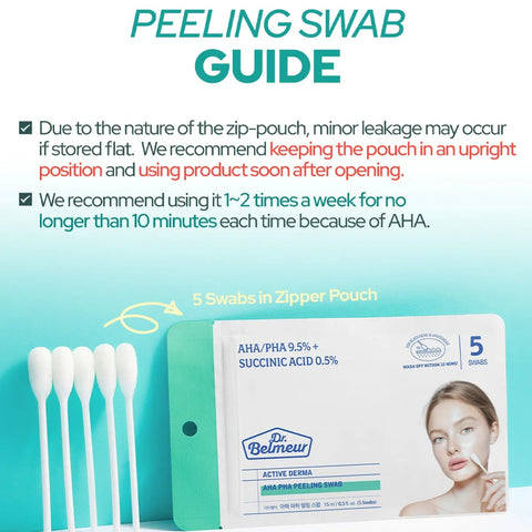 Dr.Belmeur AHA PHA Peeling Swab