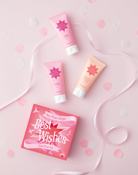 Rice Water Bright Foaming Cleanser Trio Trial Kit