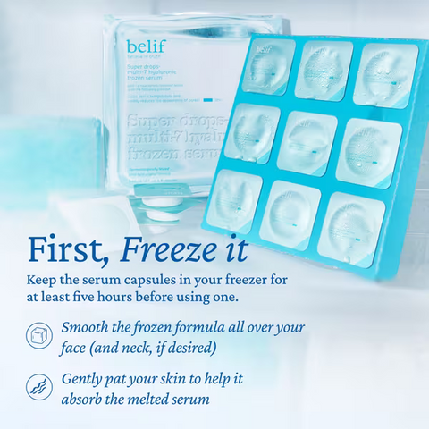 Belif Super Drops - Multi-7 Hyaluronic Frozen Serum 6 capsules