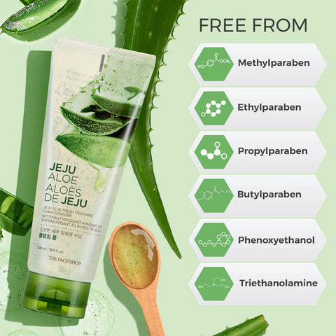 Jeju Aloe Fresh Soothing Foam Cleanser – 150ml