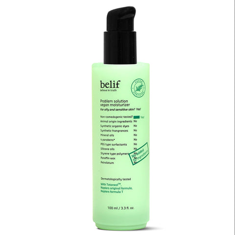 belif problem solution moisturizer