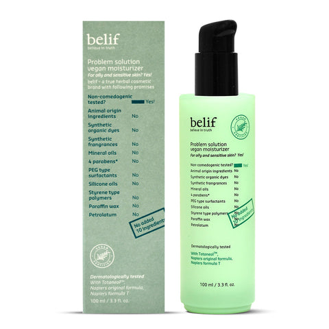 belif problem solution moisturizer