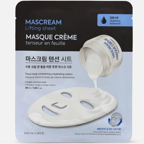 Deeply Hydrating Mascream Lifting Sheet Mask
