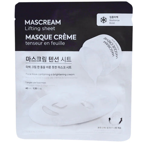 Deeply Brightening Mascream Lifting Sheet Mask
