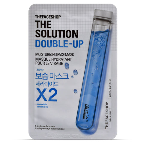 The Solution Double-Up Moisturizing Face Mask