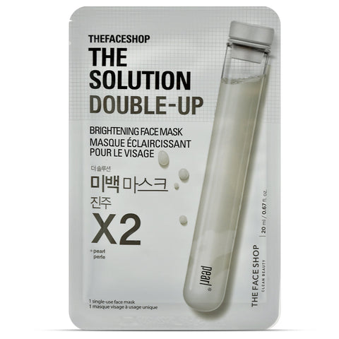 The Solution Double-Up Brightening Face Mask