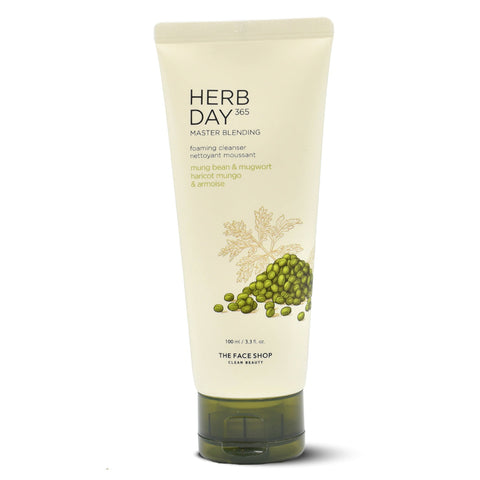 Herbday Mungbean & Mugwort Foaming Cleanser 100ml