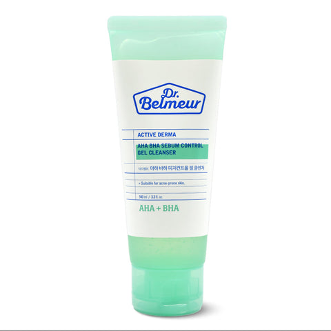 Dr. Belmeur AHA BHA Sebum Control Gel Cleanser 100ml - For Oily Skin