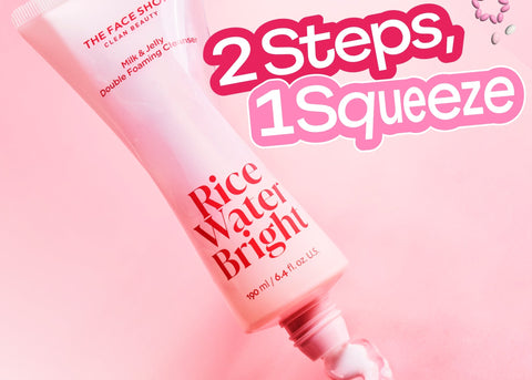 Rice Water Bright Milk&Jelly Double Foaming Cleanser 190ml