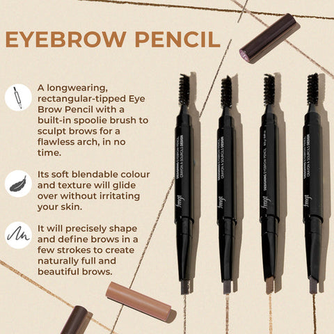 قلم تحديد الحواجب من اف ام جي تي 06 رمادي داكن