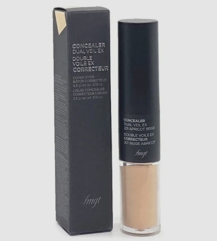 THEFACESHOP CONCEALER DUAL VEIL EX 201 APROCOT BEIGE