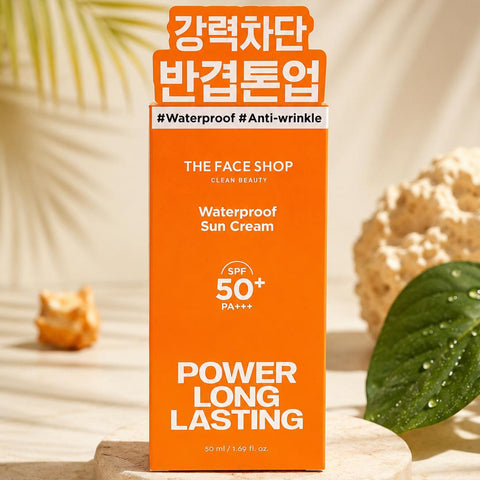 Power Long Lasting Waterproof Sun Cream Spf50 PA+++