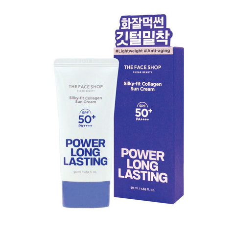 Power Long Lasting Silky Fit Collagen Sun Cream Spf50 pa++++